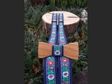 Folklore set - wooden bowtie and braces