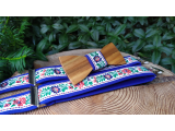 Folklore set - wooden bowtie and braces