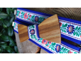 Folklore set - wooden bowtie and braces